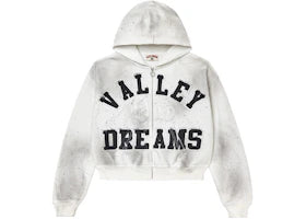Vale Forever Classico Zip Up Hoodie White