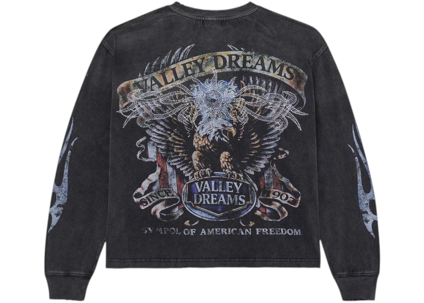 Vale Forever Valley Bling Long-Sleeve Tee Black - vue secondaire B