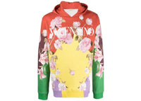 Valentino Rose Print Hoodie Multicolor