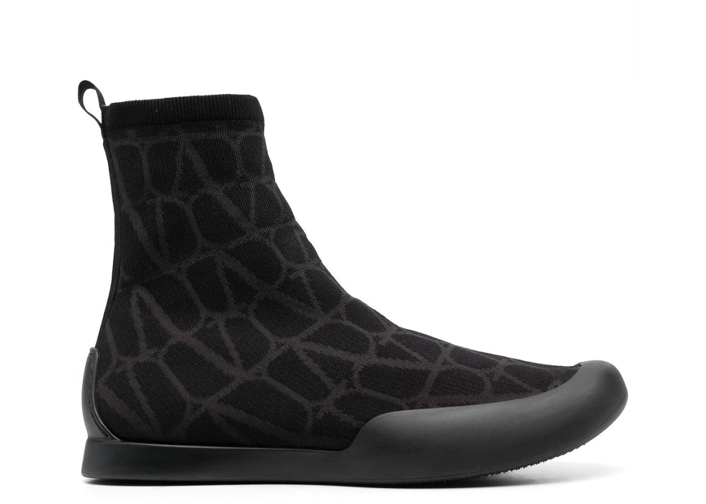 Valentino Toile Iconographe Sock Boot Black - vue 360