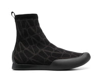 Valentino Toile Iconographe Sock Boot Black