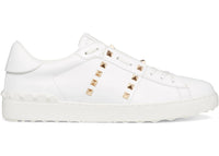 Valentino Garavani Rockstud Untitled White Platinum-finish Stud