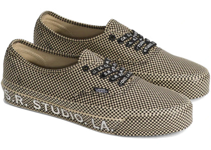 Vans Authentic 44 S.R. Studio LA. CA. Microcheck Black Beige - authentic Vans sneakers