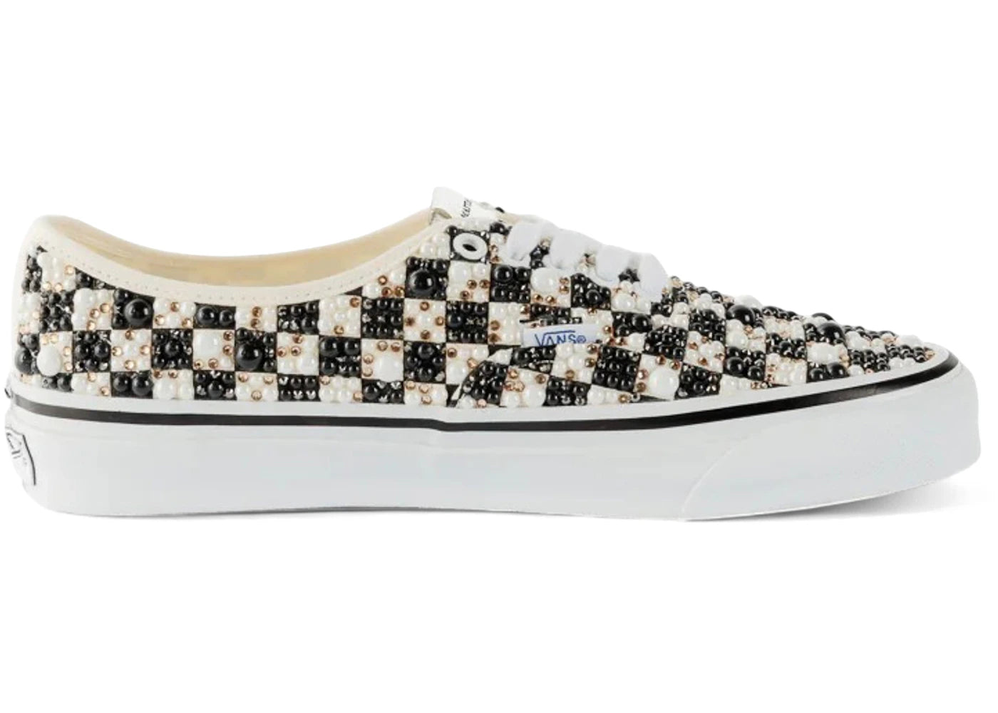 Vans Authentic LX Mattias Gollin Autentiche Checkerboard Black White - vue 360