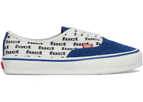 Vans Authentic Reissue 44 LX FUCT x Slam Jam Blue Marshmallow - vue 360