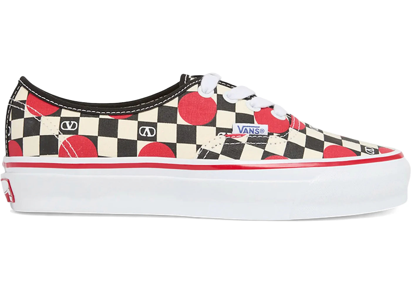 Vans Authentic Valentino Garavani Checkerboard Big Dots - vue secondaire A