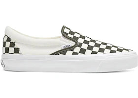 Vans Classic Slip-On 98 LX Checkerboard Grape Leaf Green