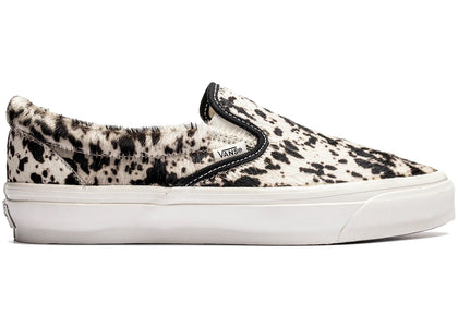 Vans Classic Slip-On 98 LX Pony Hair Black White - authentic Vans sneakers
