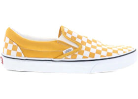 Vans Classic Slip-On Color Theory Checkerboard Yellow White