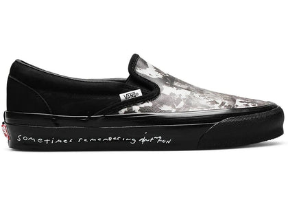 Vans Classic Slip-On LX Jim Goldberg Black Wall - sneakers view 2