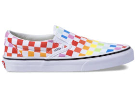 Vans Classic Slip-On Rainbow Checkerboard - vue 360