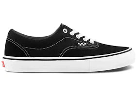 Vans Era Black Checkerboard Tag