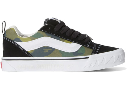 Vans Knu Skool Bape Camo Green - authentic Vans sneakers