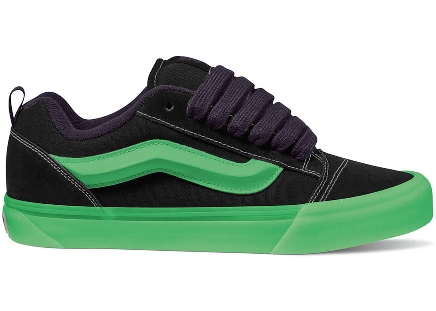 Vans Knu Skool Black Purple Glow in the Dark - vue secondaire B