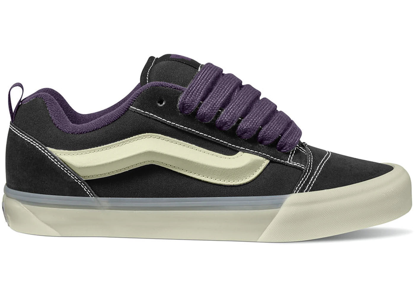 Vans Knu Skool Black Purple Glow in the Dark - vue secondaire A