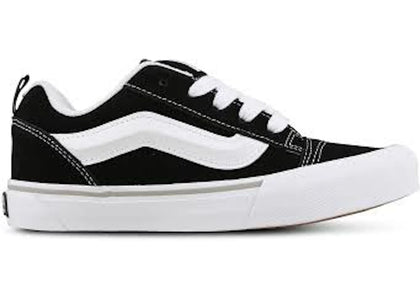 Vans Knu Skool Black White (Youth) - authentic Vans sneakers
