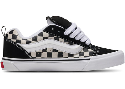 Vans Knu Skool Checkerboard Black White - authentic Vans sneakers
