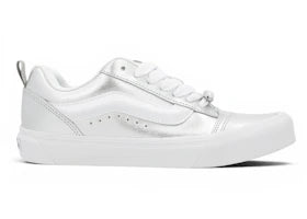 Vans Knu Skool Metallic Leather Silver (Women's) - vue 360