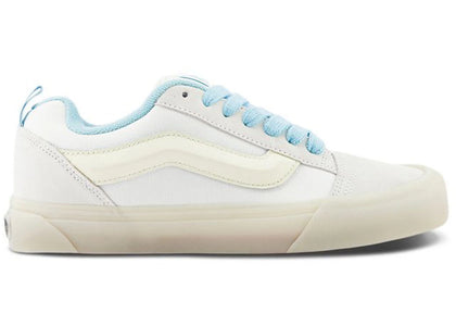 Vans Knu Skool White Blue Glow in the Dark - sneakers view 2