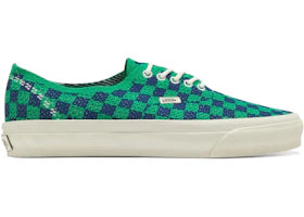 Vans LX Authentic 44 EK Punk Check Green Navy - vue 360