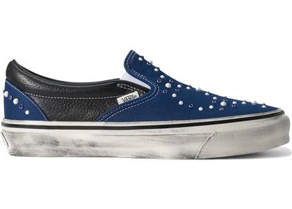 Vans LX Classic Slip-On 98 Pearlized Pack Indigo - authentic Vans sneakers