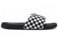Vans La Costa Slide Checkerboard Black White