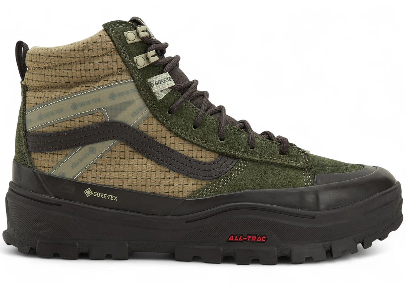 Vans MTE Sk8-Hi Gore-Tex Insulated Dark Green Dark Brown - vue 360