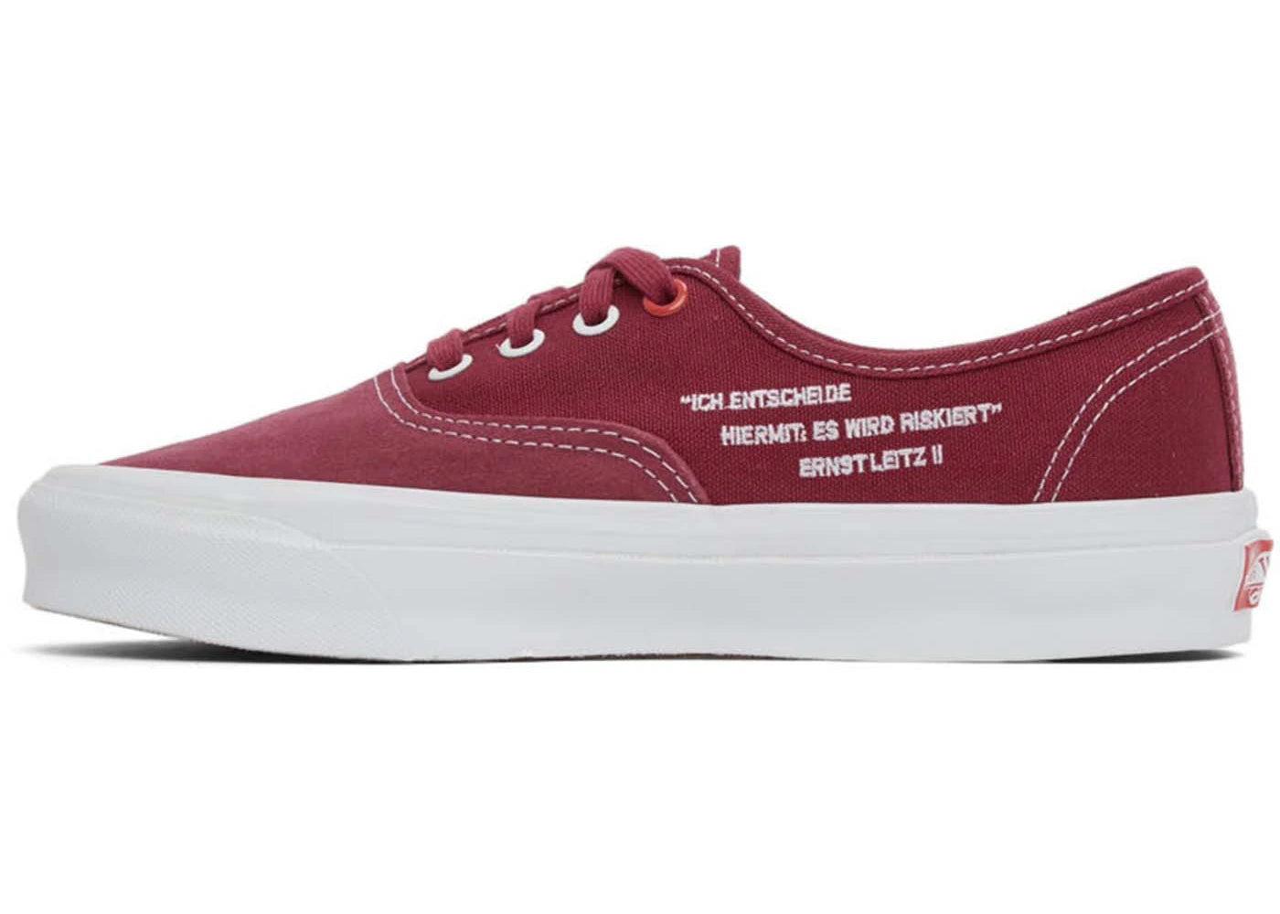Vans OG Authentic LX Ray Barbee Leica Red - vue secondaire B