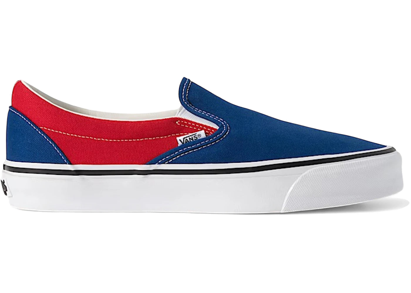 Vans OTW Classic Slip-On 98 Engineered Garments Racing Red True Blue - vue secondaire A