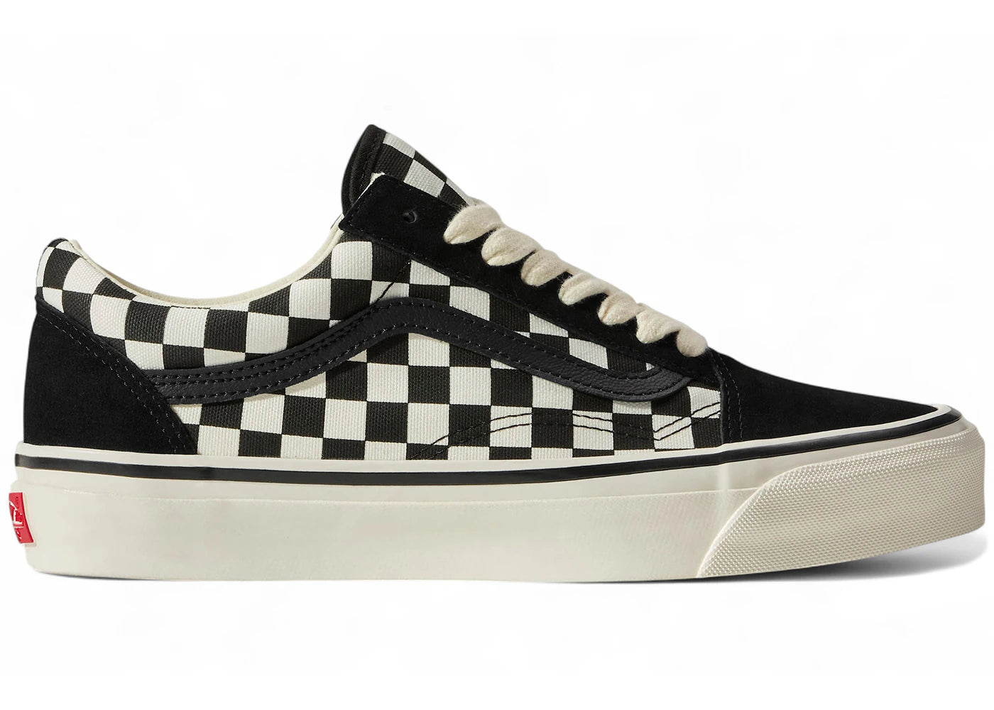 Vans Old Skool 36 LX Warped Tour Checkerboard Black White - vue 360