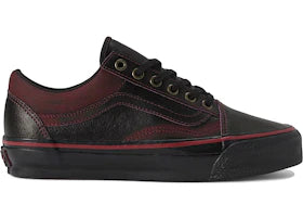 Vans Old Skool Premium Tania Cruz Dark Red Rub-Away - vue 360