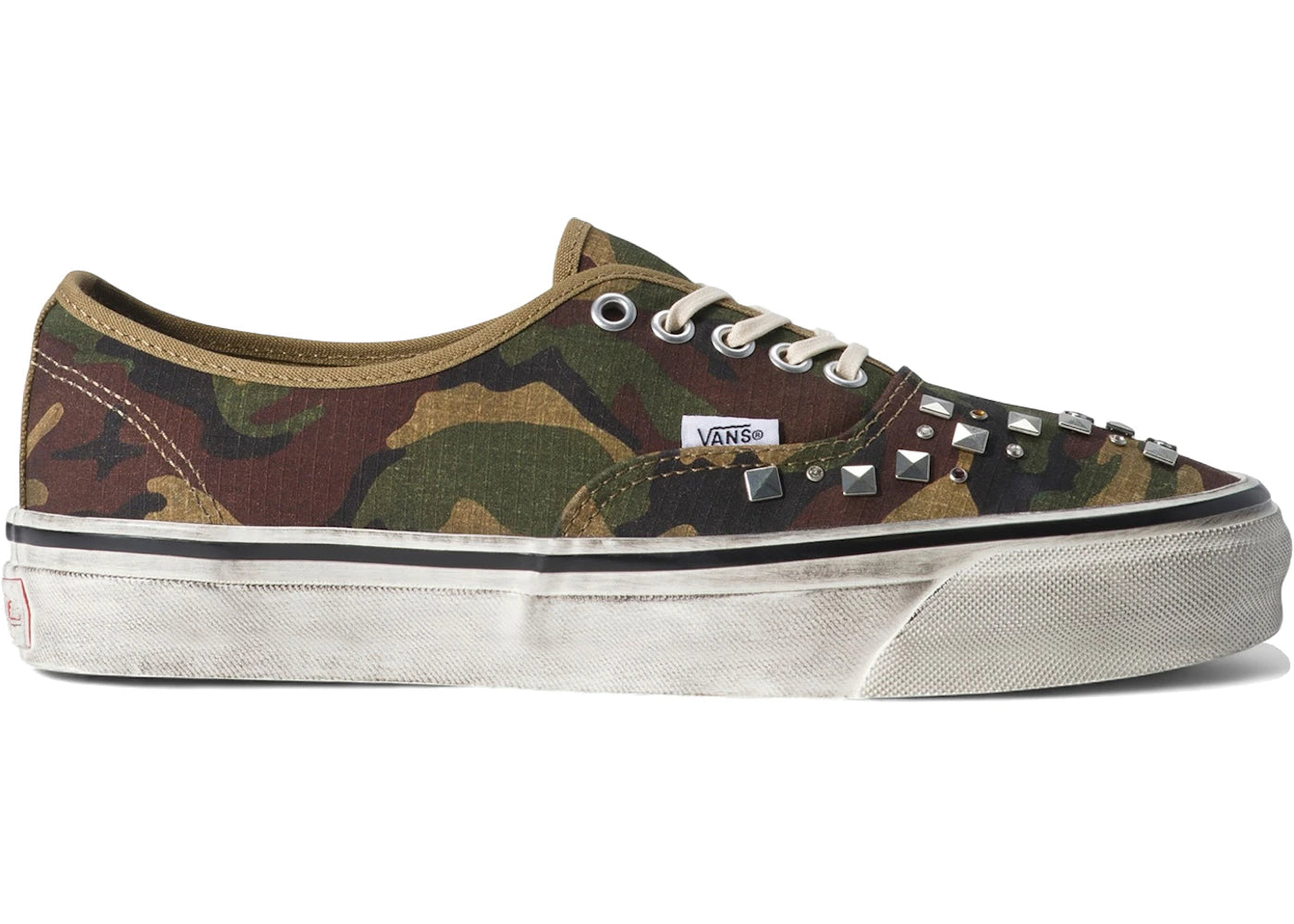 Vans Premium Authentic Woodland Camo Green - vue 360