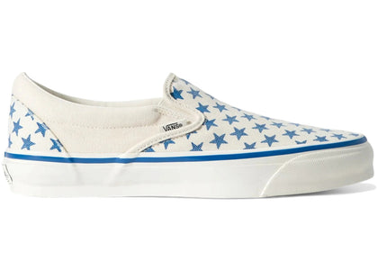 Vans Premium Classic Slip-On Stars True Blue Marshmallow - authentic Vans sneakers