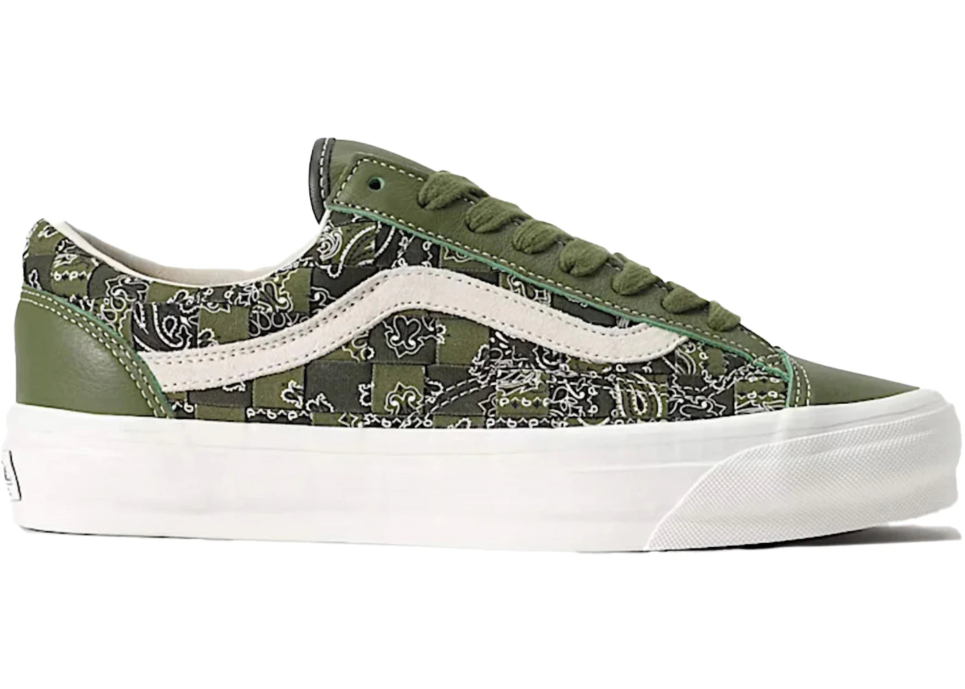 Vans Premium Old Skool 36 Bandana Green Balsam - vue secondaire A
