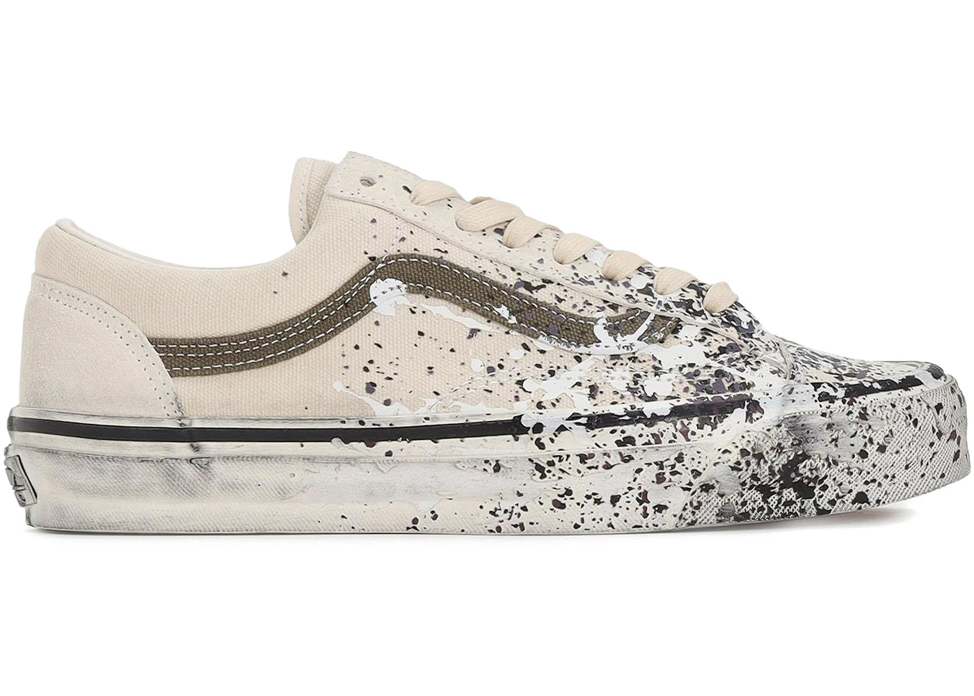 Vans Premium Old Skool 36 Paint Splatter Turtledove - vue 360