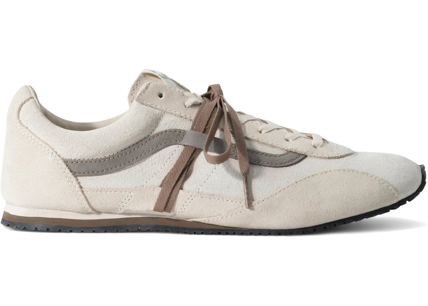 Vans Premium Super Lowpro Trainer Elevated Suede Cream - vue 360
