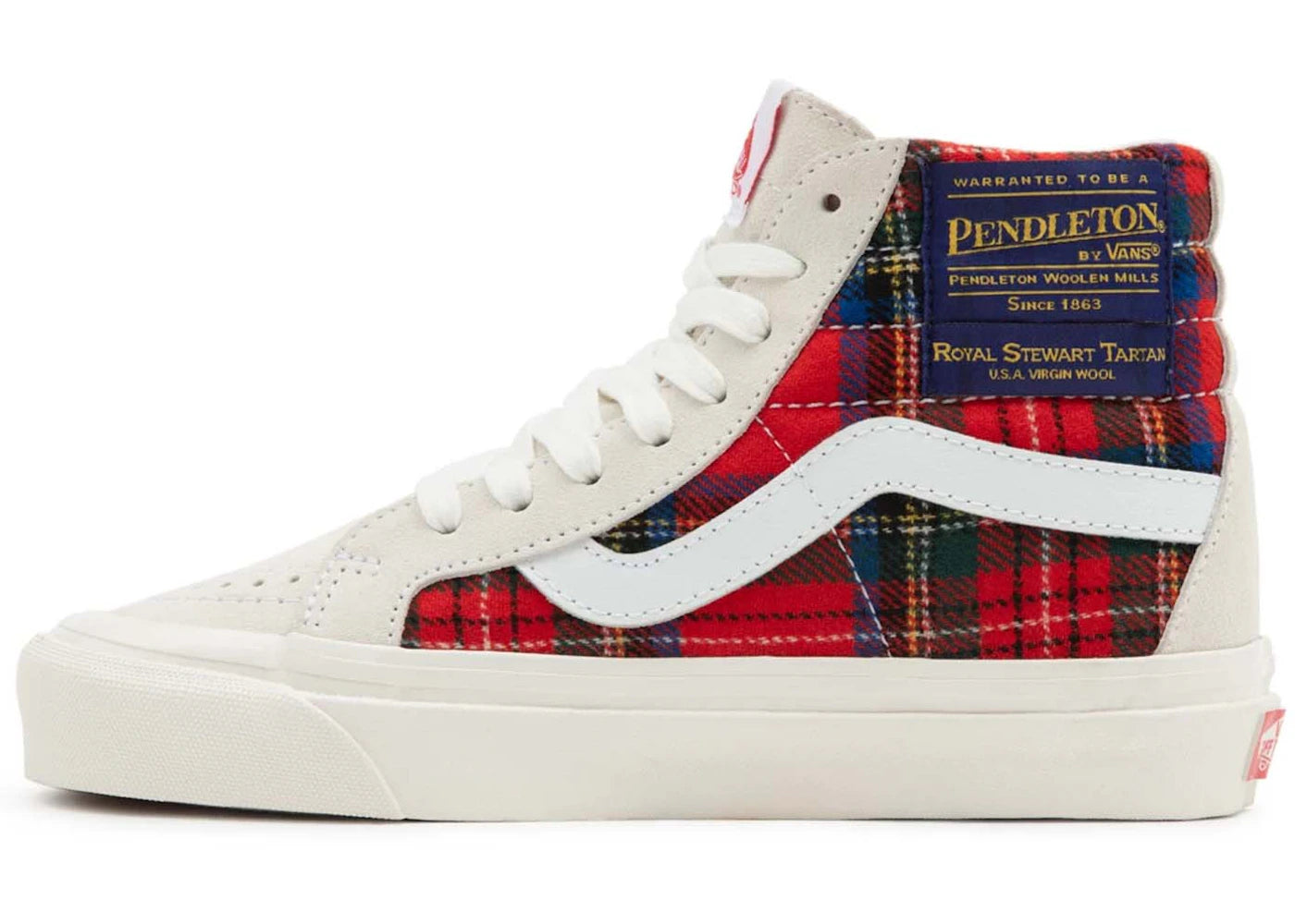 Vans Sk8-Hi 38 DX Anaheim Factory Pendleton Tartan - vue secondaire A
