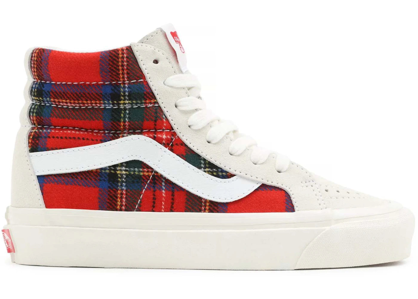 Vans Sk8-Hi 38 DX Anaheim Factory Pendleton Tartan - vue 360