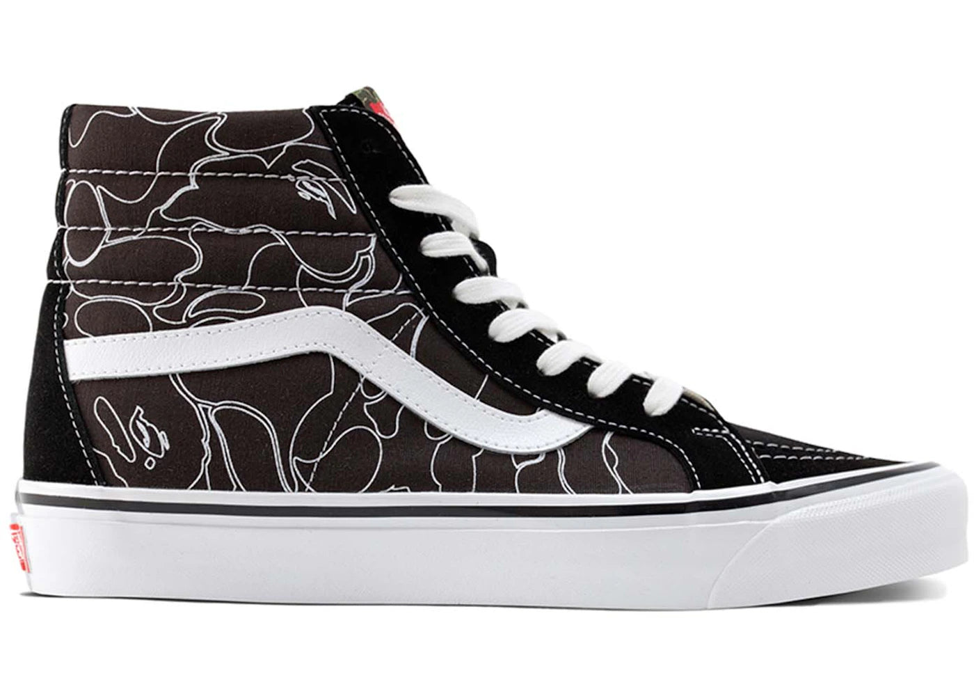 Vans Sk8-Hi 38 DX Bape Line ABC Camo - vue 360