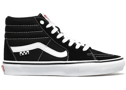 Vans Sk8-Hi Black White Checkerboard - authentic Vans sneakers