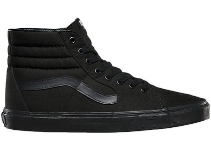 Vans Sk8-Hi Canvas Triple Black - authentic Vans sneakers