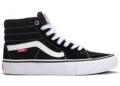Vans Sk8-Hi Pro Black White - sneakers view 2
