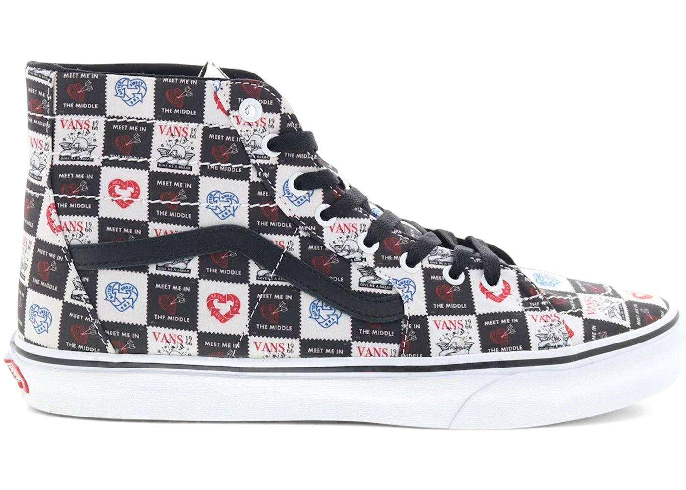 Vans Sk8-Hi Tapered Love Letters - vue 360
