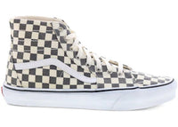Vans Sk8-Hi Tapered Washed Asphalt True White Checkerboard