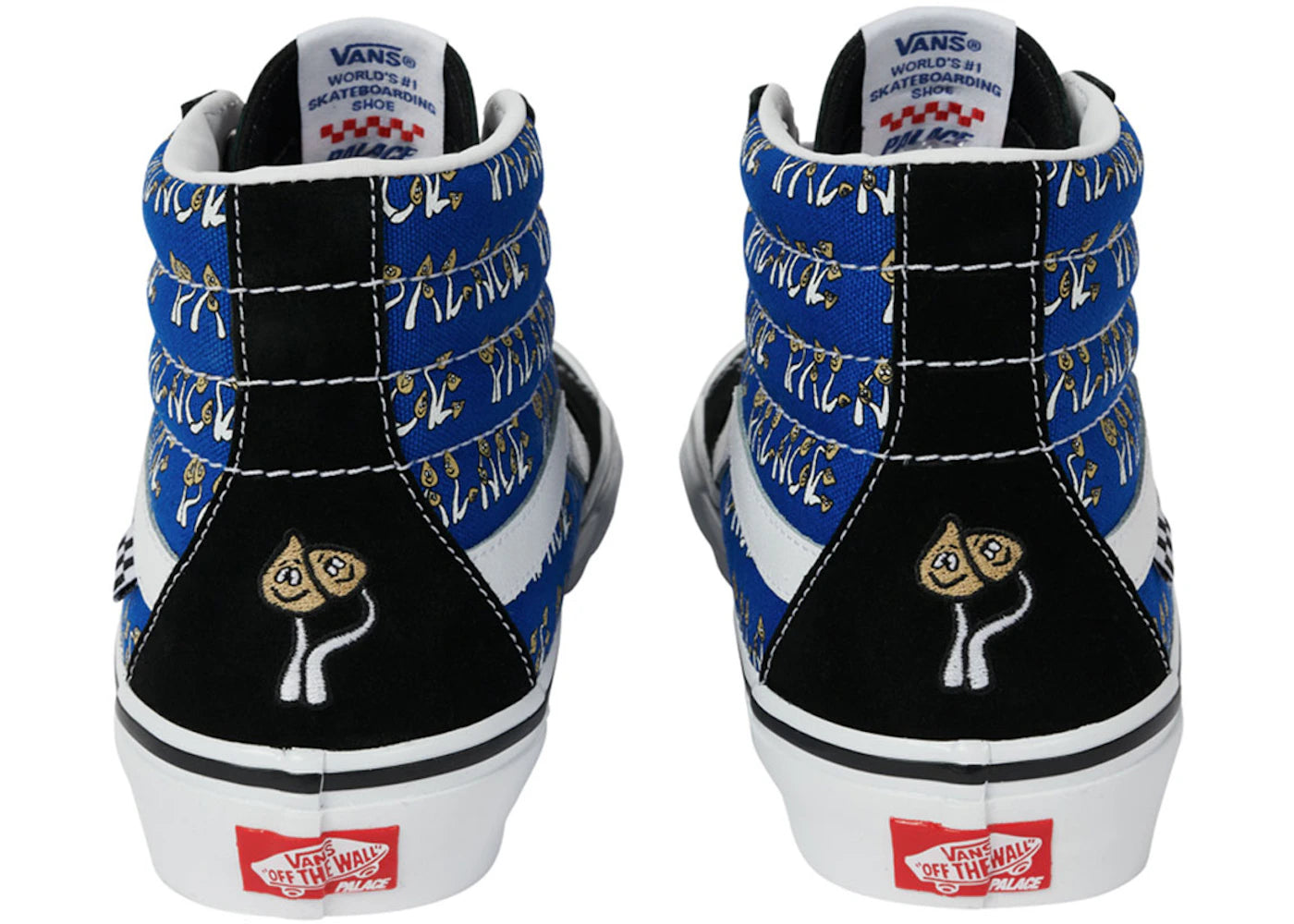 Vans Skate Sk8-Hi Palace Shroom Pack Blue - vue secondaire B