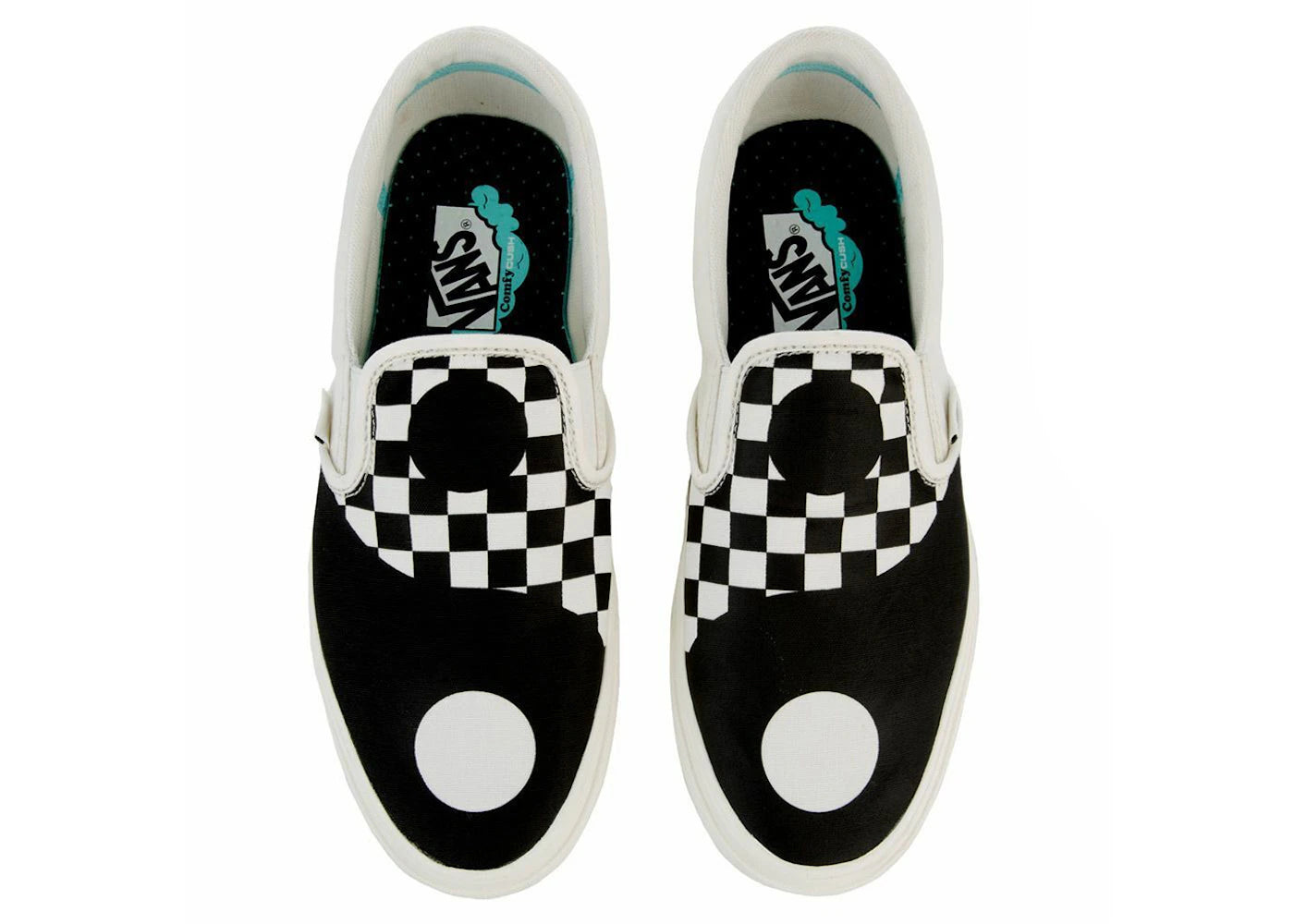 Vans Slip-On Comfycush Yin Yang Checkerboard - vue secondaire B