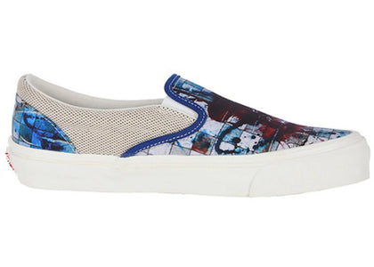 Vans Slip-On Ralph Steadman Checkerboard Blue - sneakers view 2