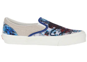 Vans Slip-On Ralph Steadman Checkerboard Blue - vue 360
