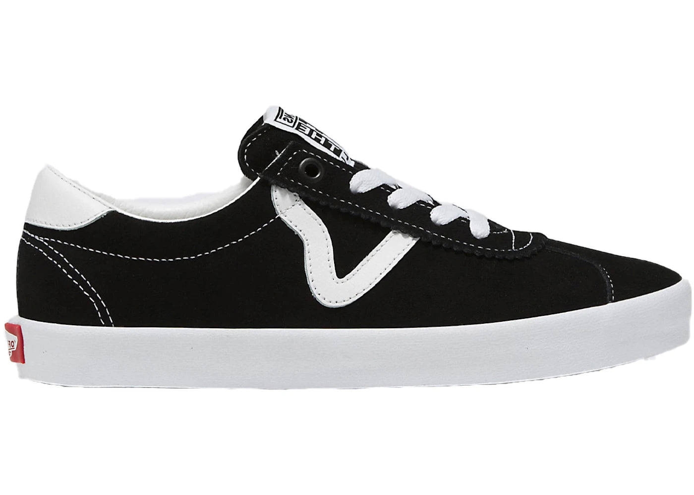 Vans Sport Low Black White - vue 360
