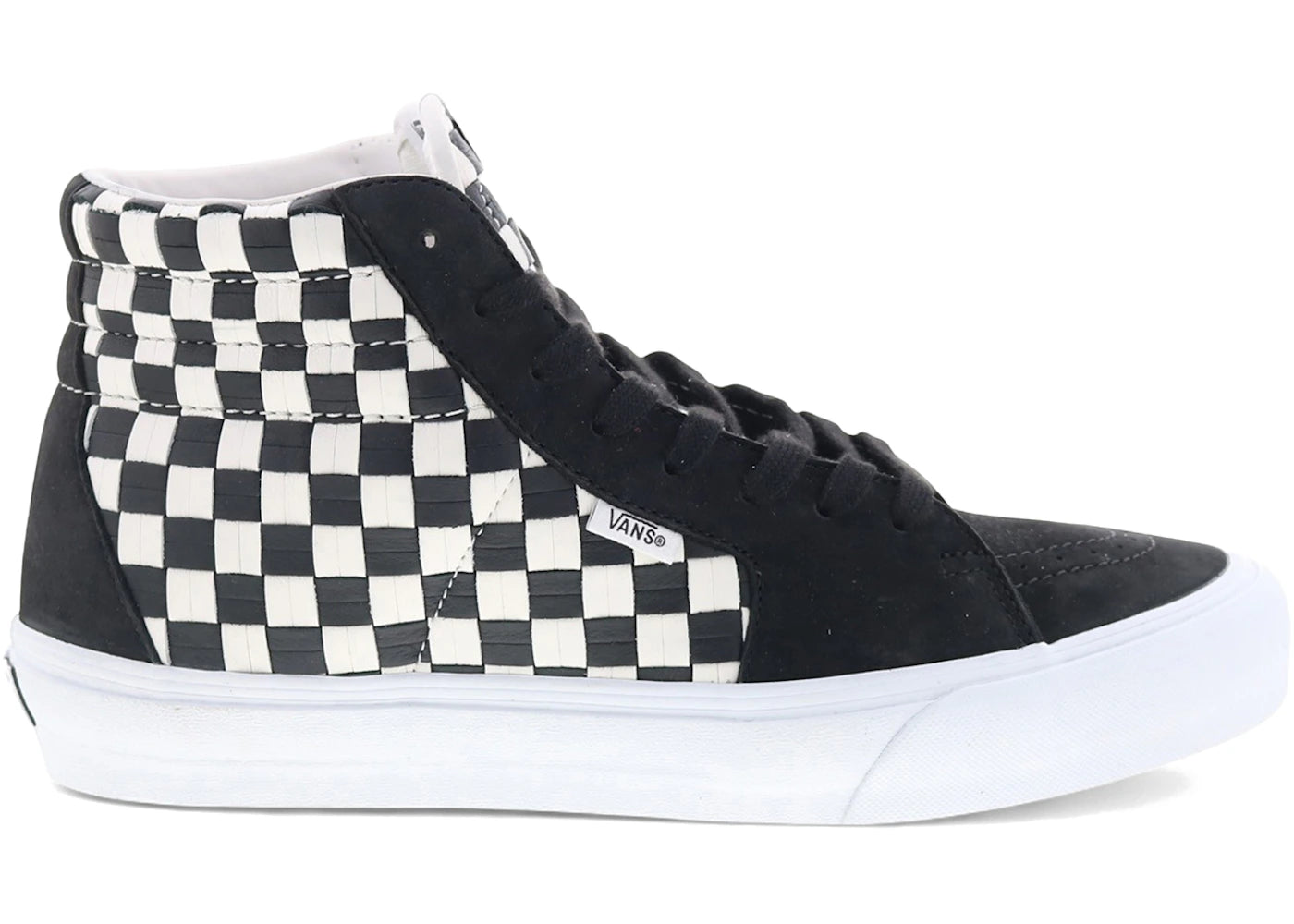 Vans Style 38 VLT LX Woven Checkboard Black White - vue secondaire A